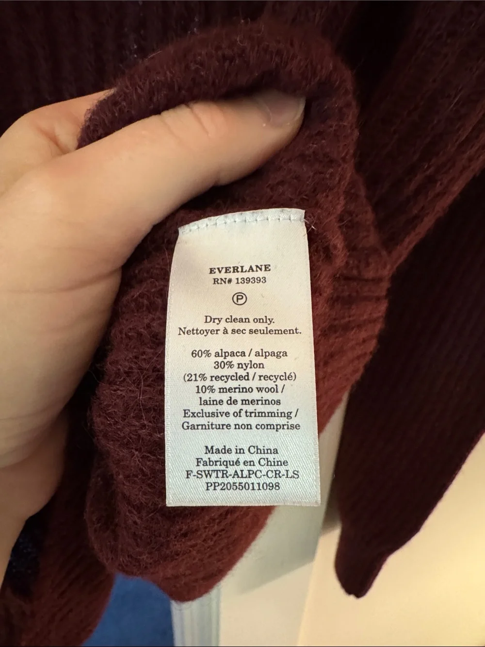 Everlane Alpaca Sweater
